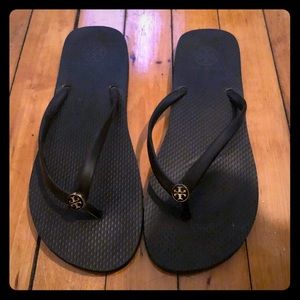 Tory Burch black flip flops